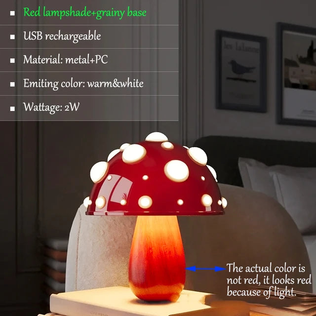 Mushroom LED Table Lamp