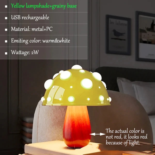 Mushroom LED Table Lamp