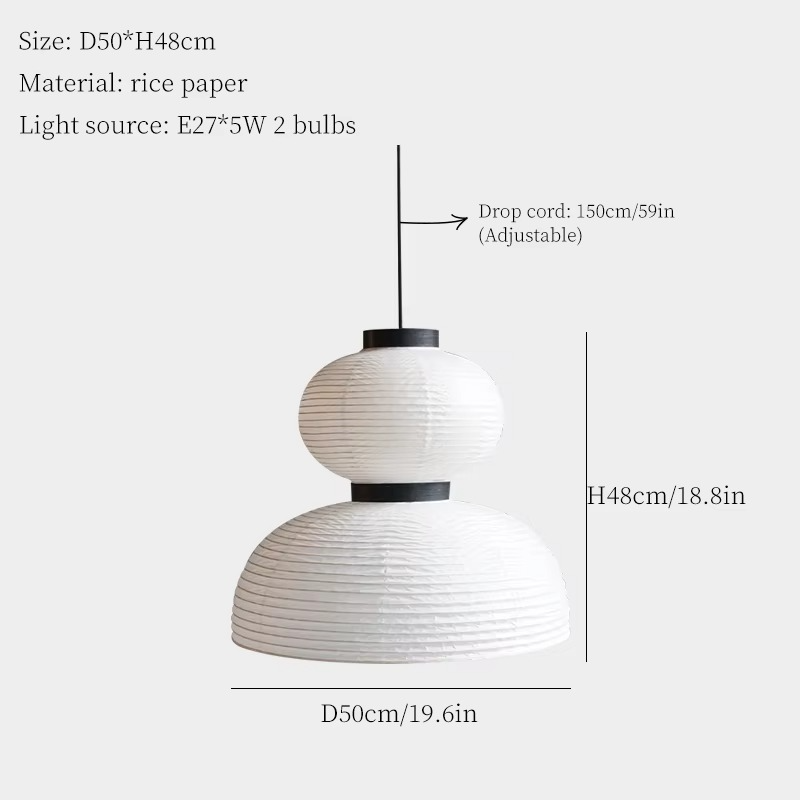 Modern Silk Fabric Tense Pendant Light