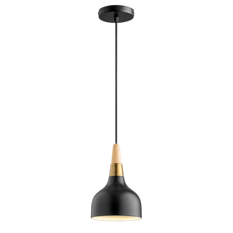 Nordic Wood Macaron Pendant Light