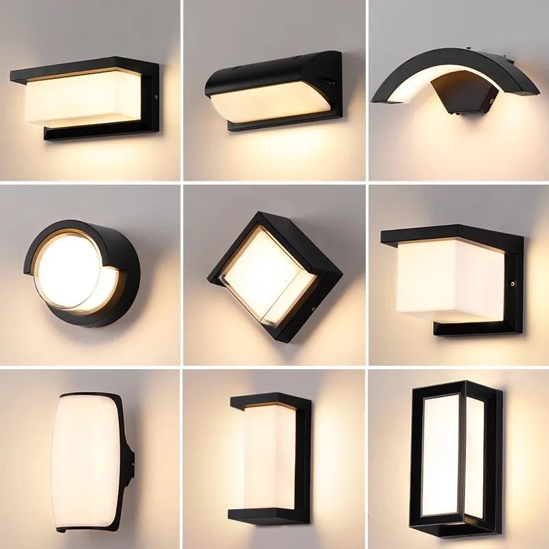 Motion Sensor Waterproof Outdoor LED Wall Light