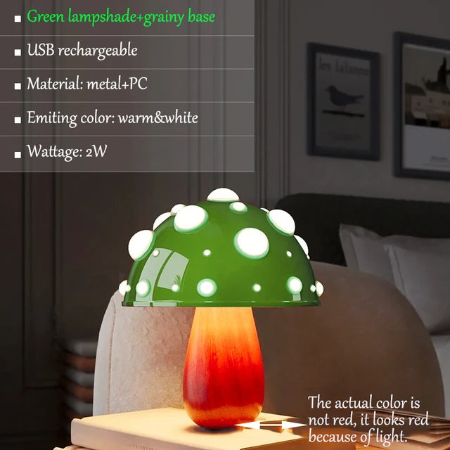 Mushroom LED Table Lamp