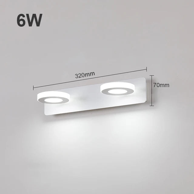 Modern Bathroom LED Mirror Wall Light