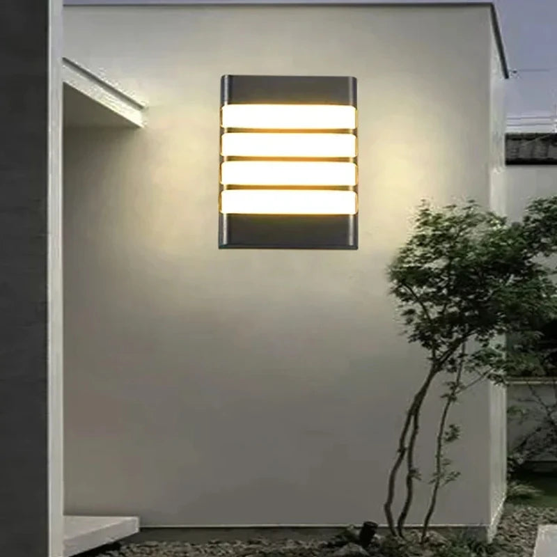 Outdoor Rectangle Waterproof Wall Light