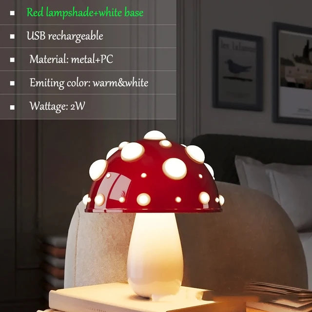 Mushroom LED Table Lamp