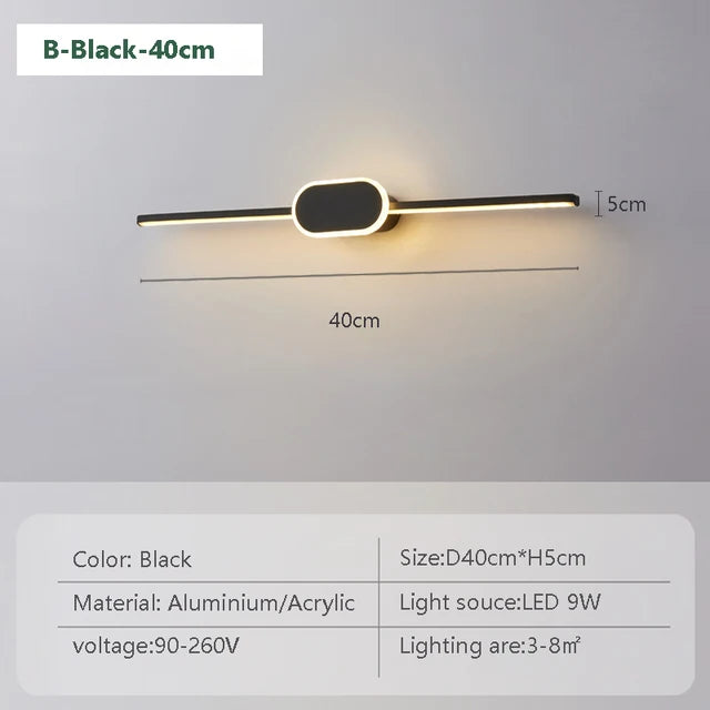 Modern LED Vanity Mirror Wall Light