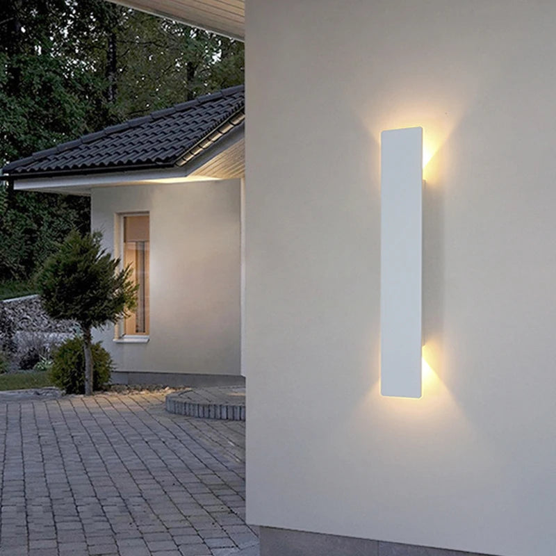 Waterproof LED Aluminum Strip Wall Lamp