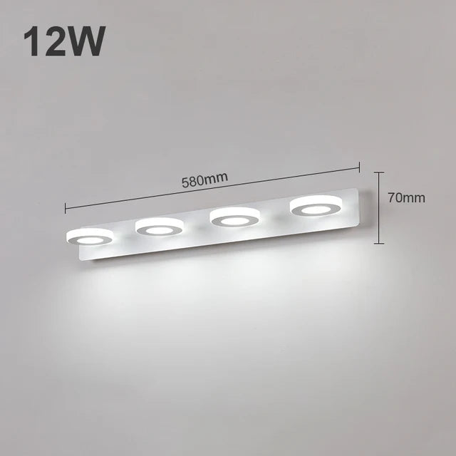 Modern Bathroom LED Mirror Wall Light