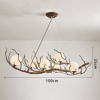 Nordic Tree Retro Moon Chandelier