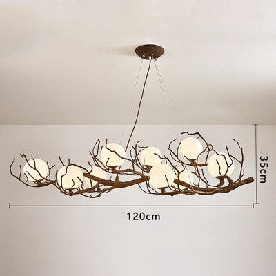 Nordic Tree Retro Moon Chandelier