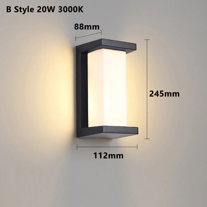 Motion Sensor Waterproof Outdoor LED Wall Light