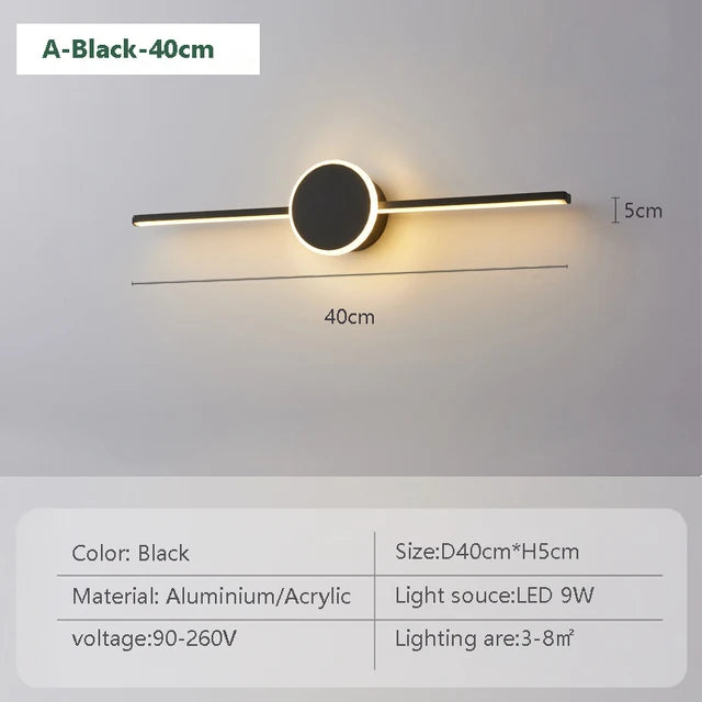 Modern LED Vanity Mirror Wall Light