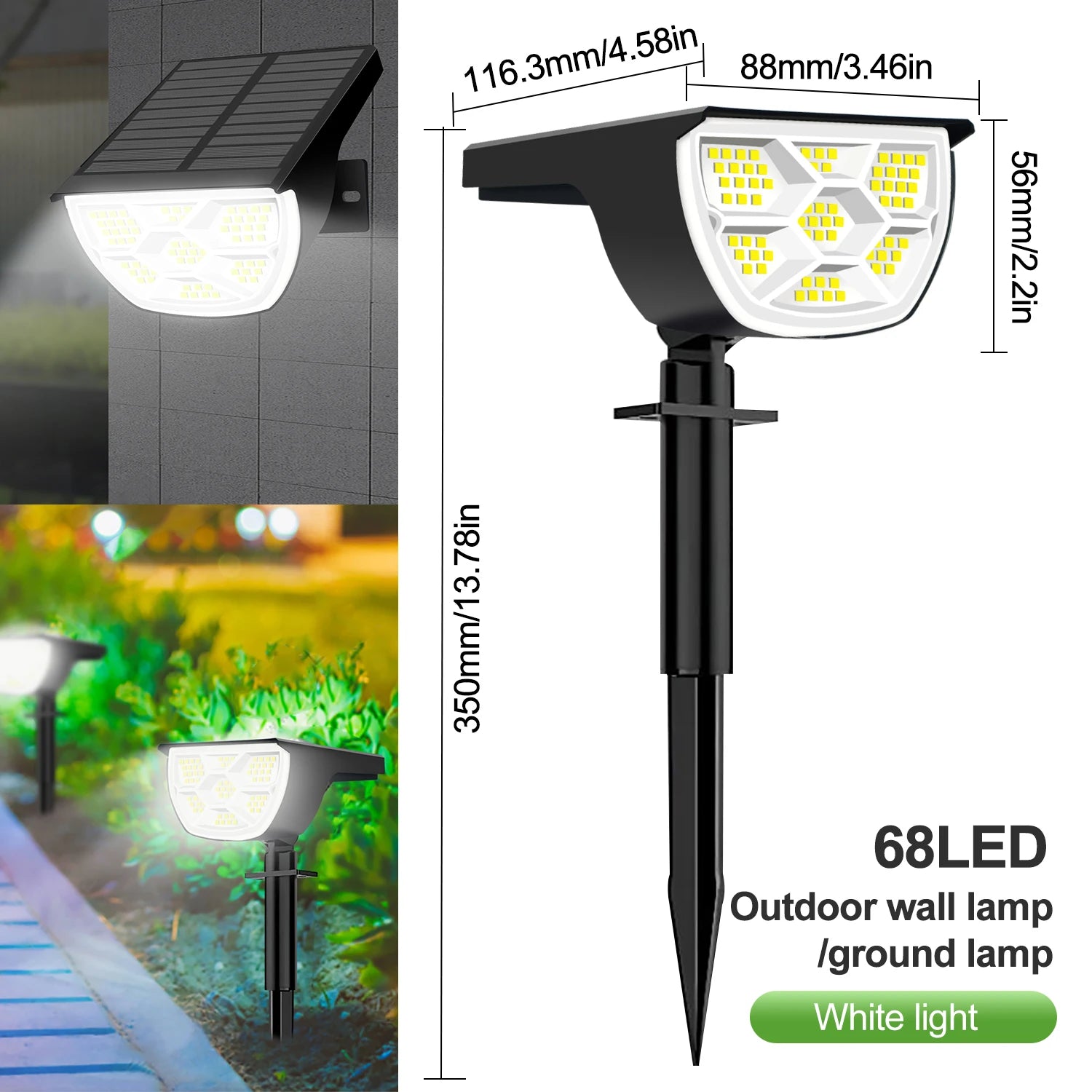 Solar Waterproof LED Landscape/ Light