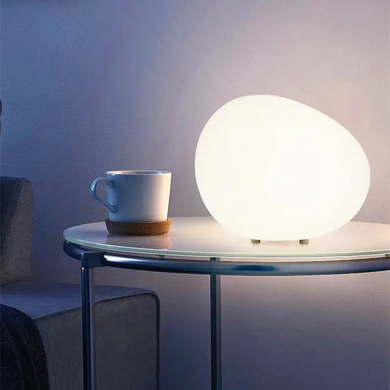 Modern Cobblestone Table Lamp