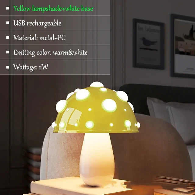 Mushroom LED Table Lamp