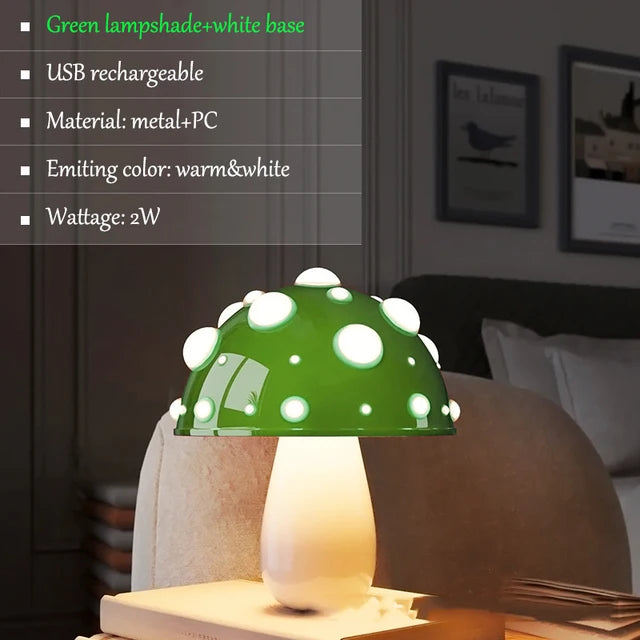 Mushroom LED Table Lamp