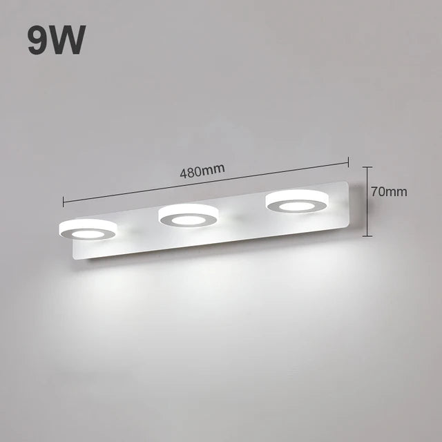 Modern Bathroom LED Mirror Wall Light