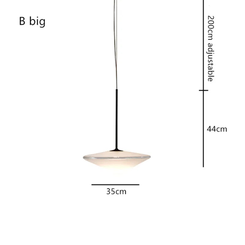 Multi-Shape Glass Stone Pendant Light