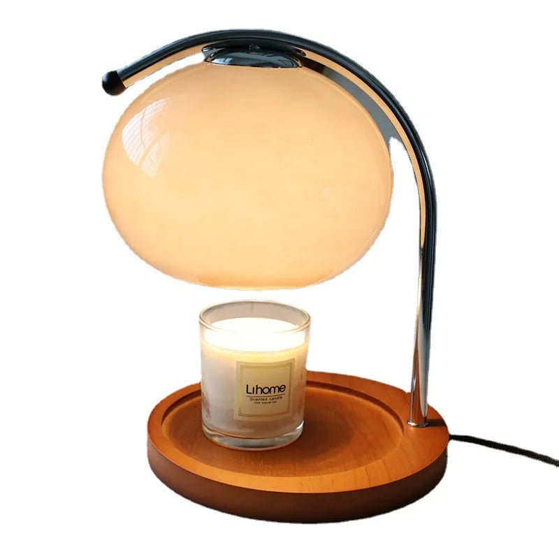 Aromatherapy Candlestick Glass Table Lamp