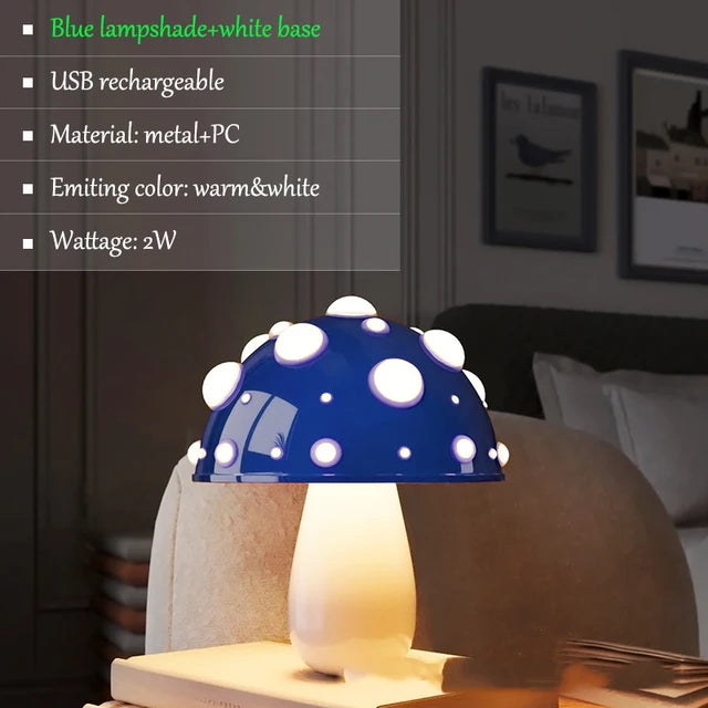 Mushroom LED Table Lamp