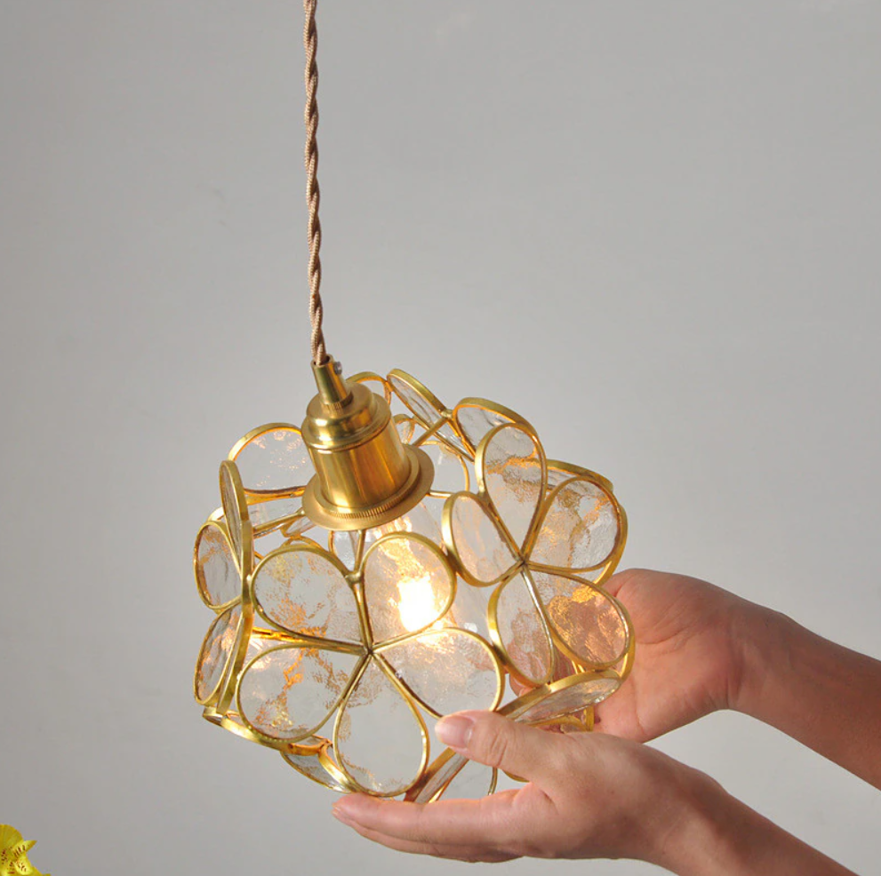 Blossom LED Pendant Light with Glass Revival