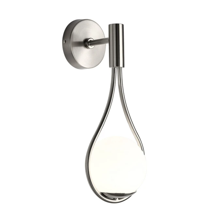 Metal Casing Glass Ball Wall Light