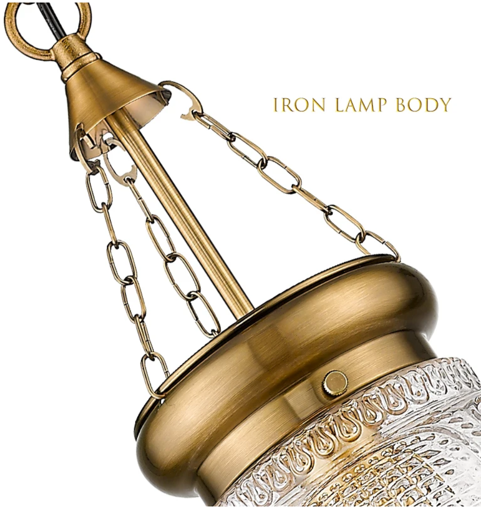 Vintage Glow Designer Glass Pendant Lights