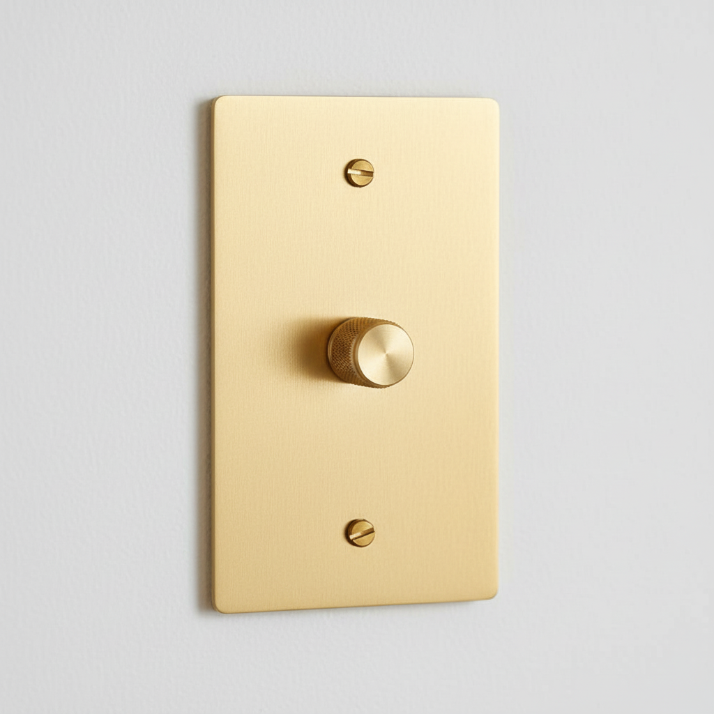 Solid Brass Dimmer Switch