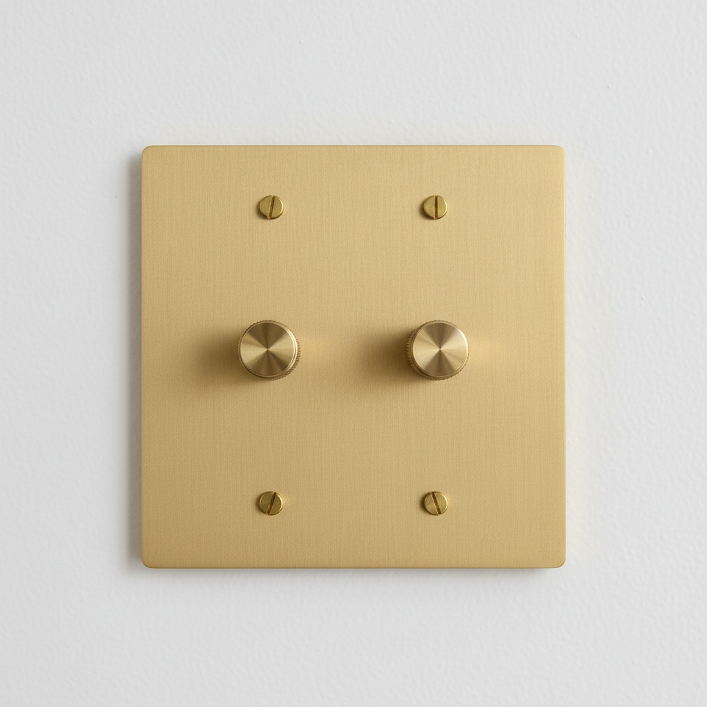 Solid Brass Dimmer Switch