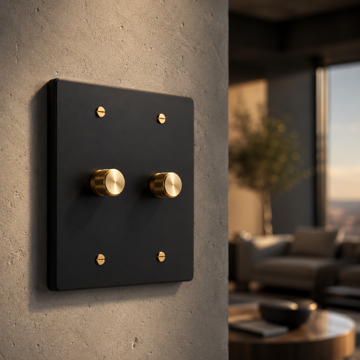 Solid Brass Dimmer Switch