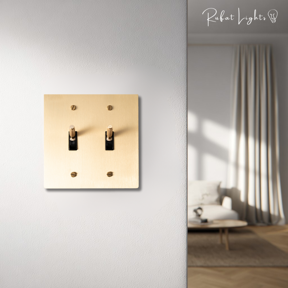 Solid Brass Toggle Switch