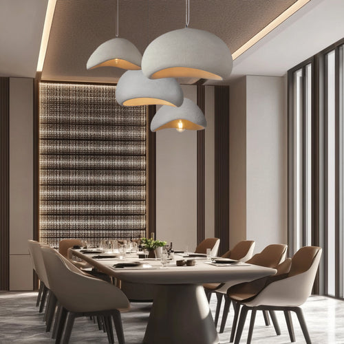 Rufat Lights' Wabi-Sabi pendant lights