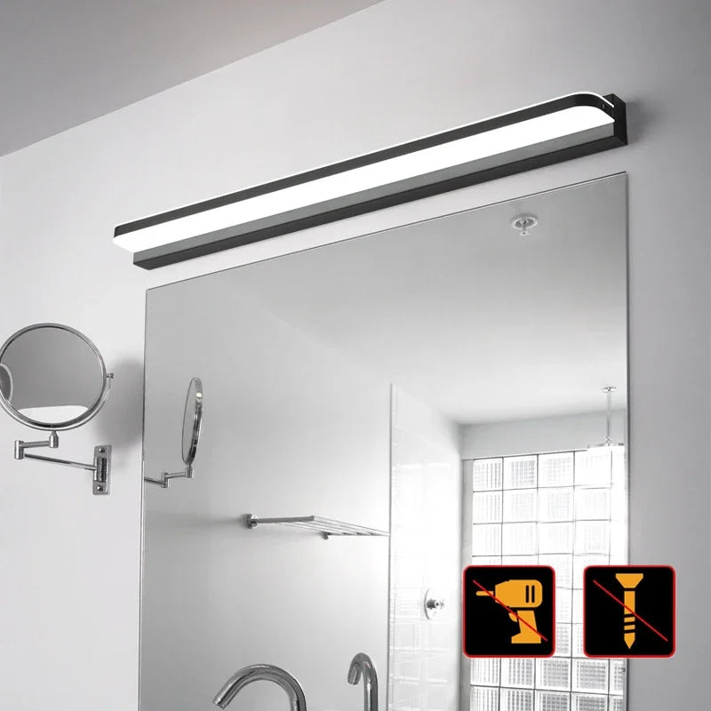 Linear Waterproof Mirror Wall Lamp