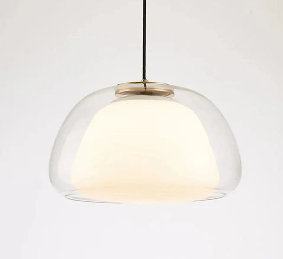 Denmark Design Double Glass Pendant Lamp