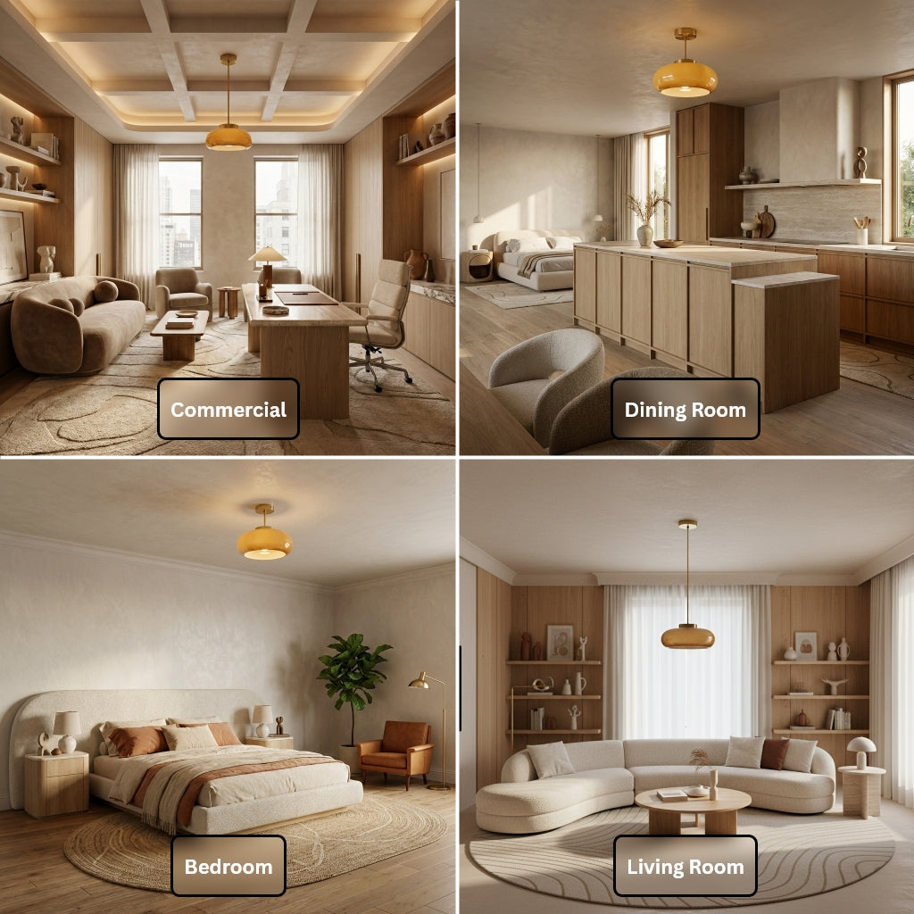 Antique Glass Ceiling/Pendant Lamp