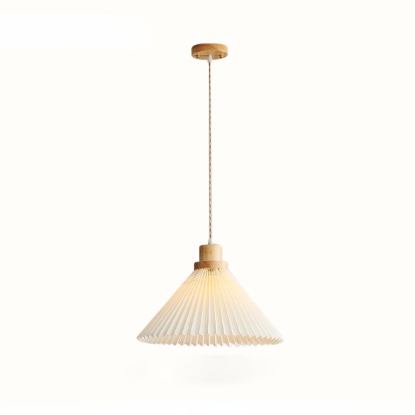 Pleated Lampshade Pendant Lights