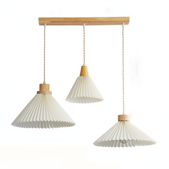 Pleated Lampshade Pendant Lights