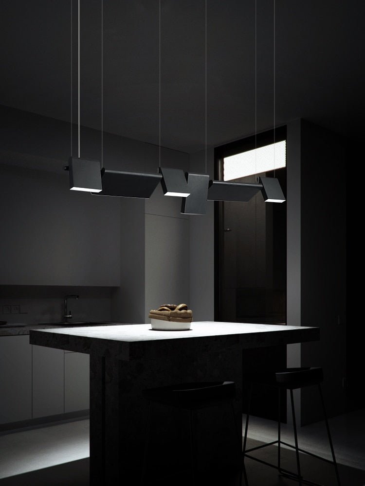 Axis Modular Rotatable Black Pendant Lights