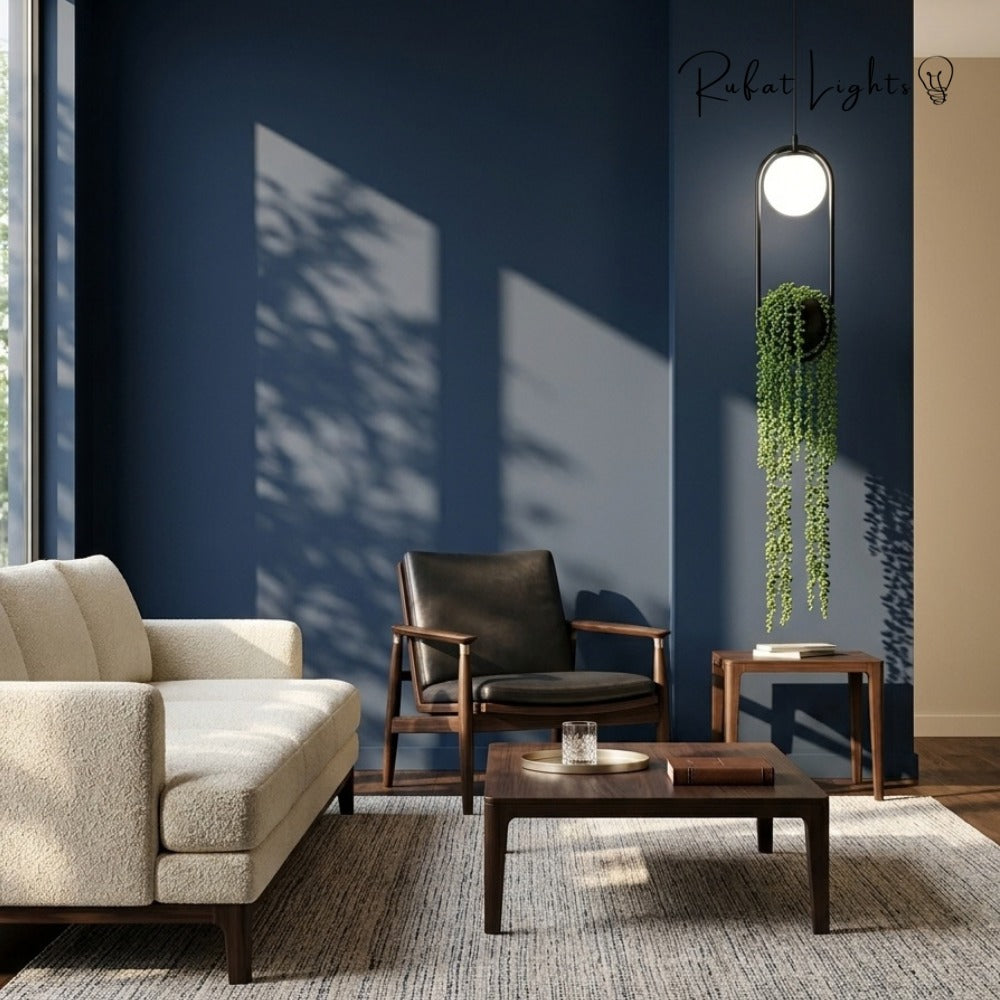 Hanging Garden LED Pendant Light in a living room