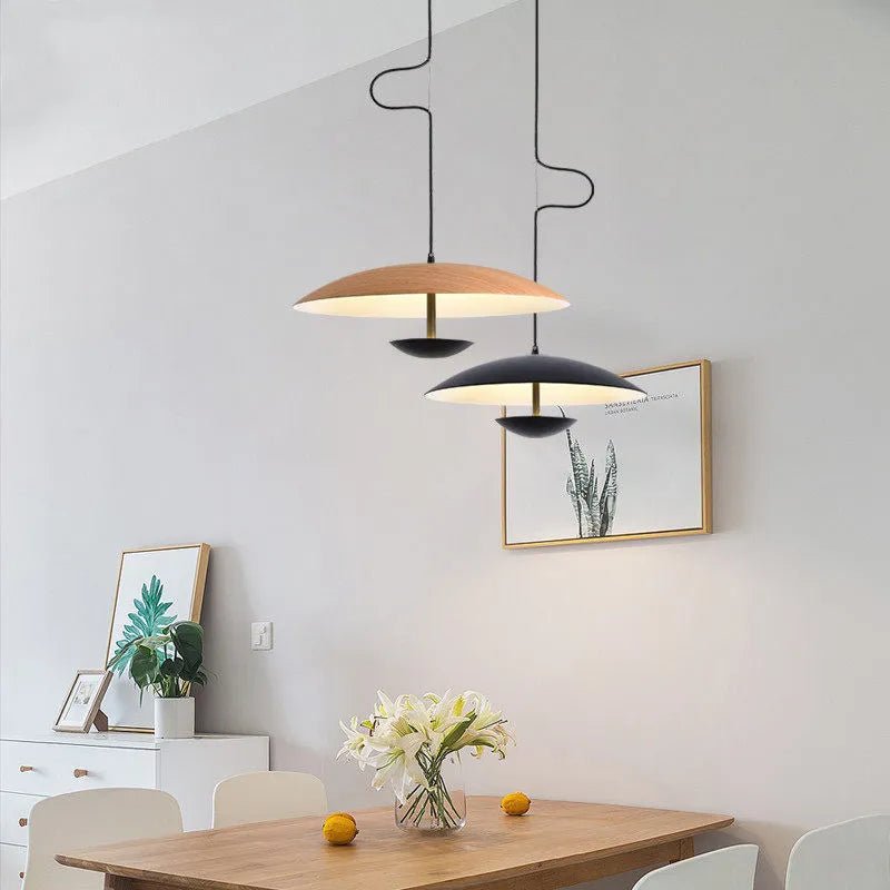 Nordic Wood Grain Pendant Light