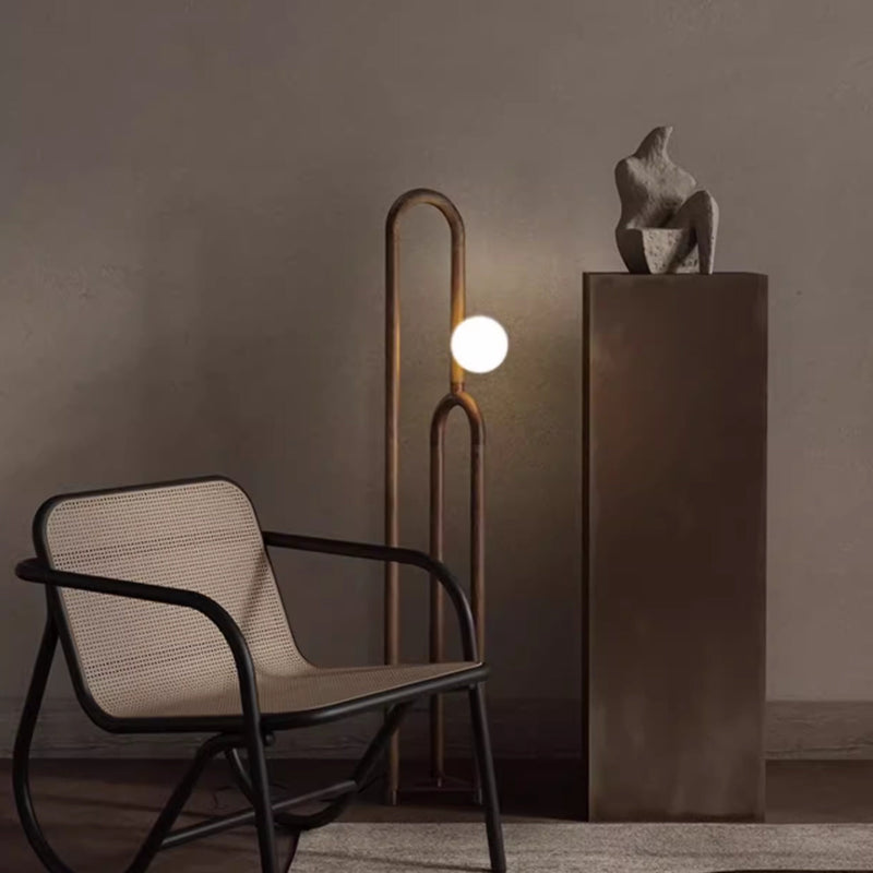 Nordic Wooden Floor Lamp