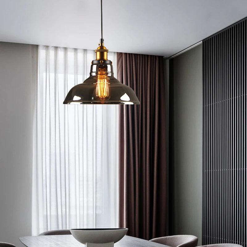 Loft Luminaire Clear Glass Pendant Lights