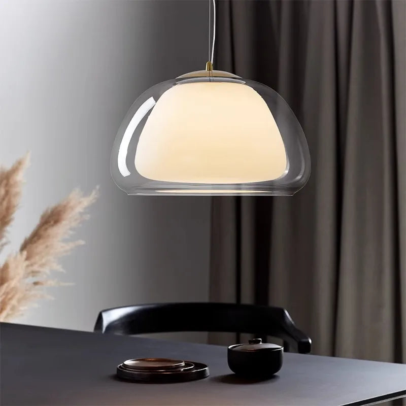 Denmark Design Double Glass Pendant Lamp - Scandinavian Elegance in ...