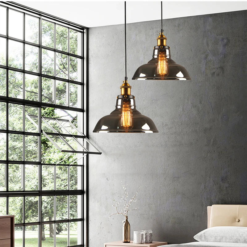 Loft Luminaire Clear Glass Pendant Lights