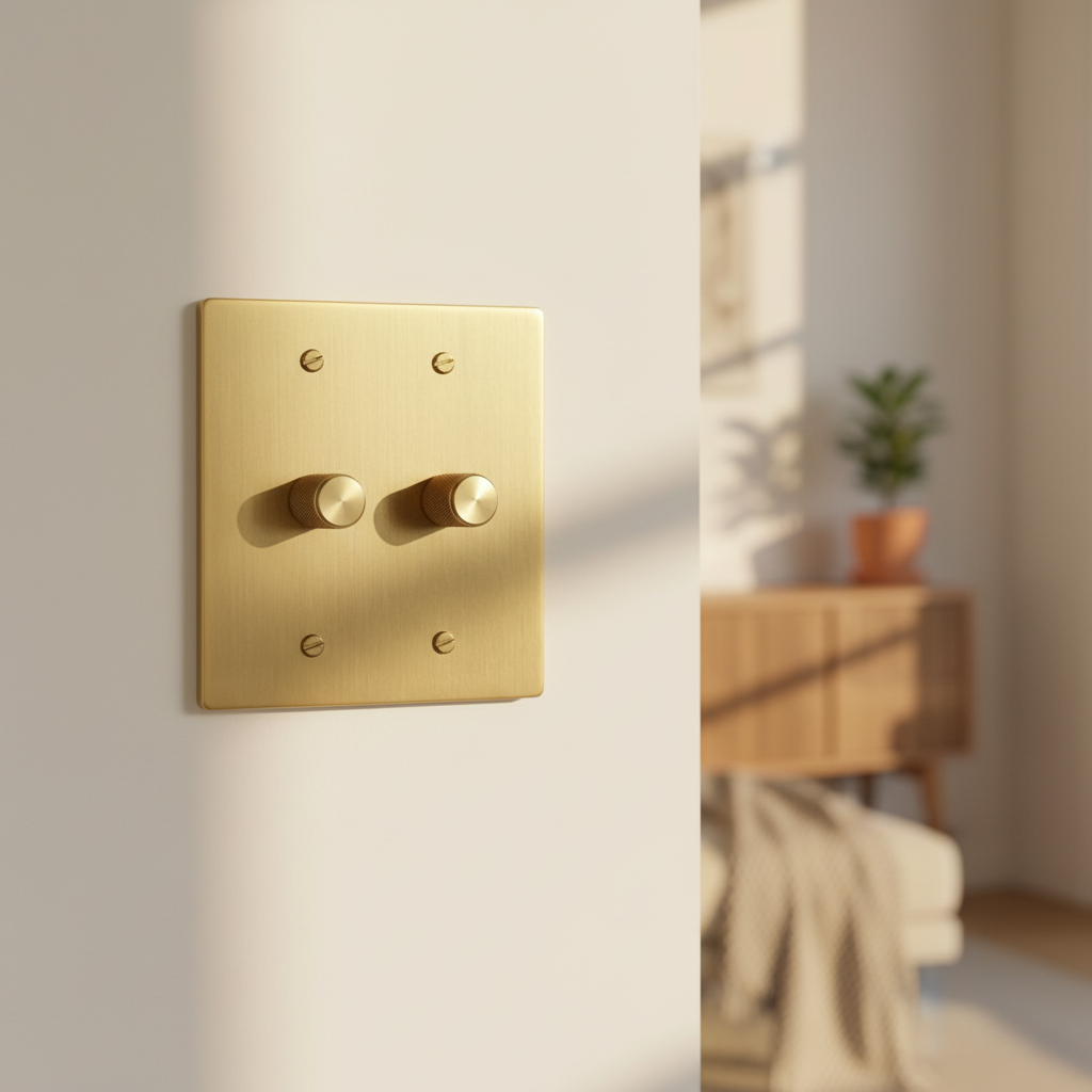 Solid Brass Dimmer Switch