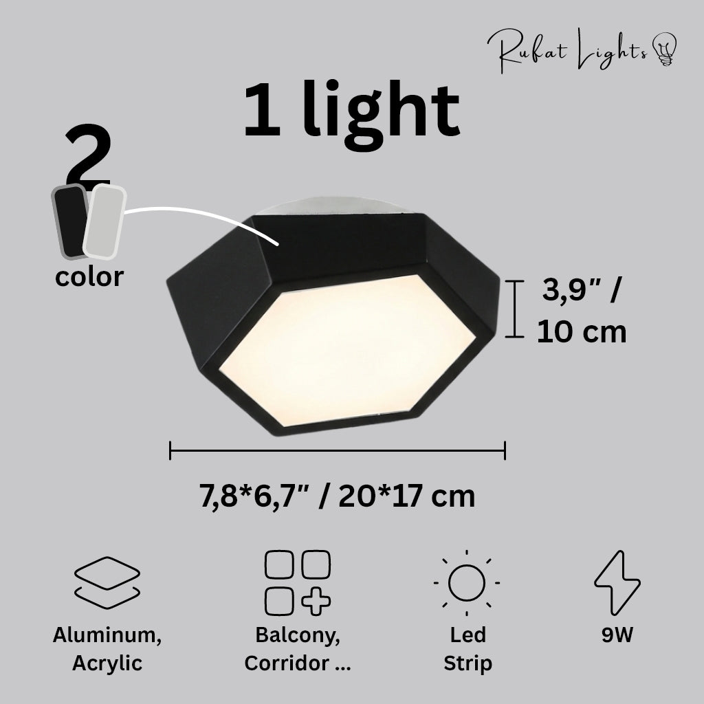 Modern Geometry Alloy LED Ceiling Chandeliers