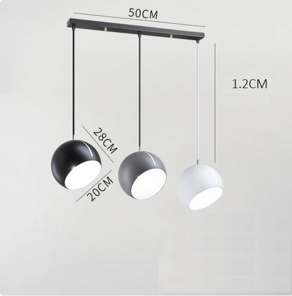 Round Modern Simple Ball Chandelier Pendant Light