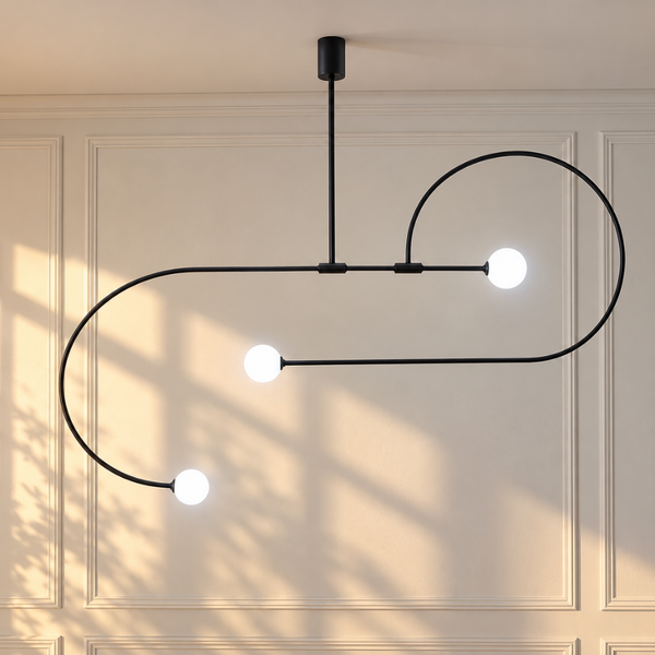 Nordic Geometric Luminaire Design Line
