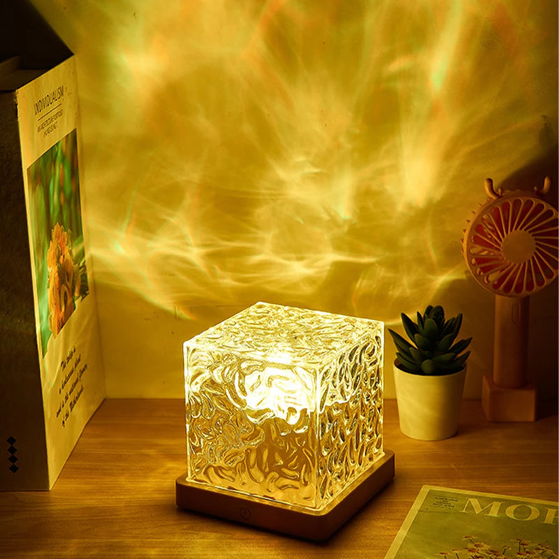 Aesthetic Water Ripple Table Lamp