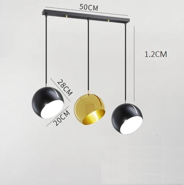 Round Modern Simple Ball Chandelier Pendant Light